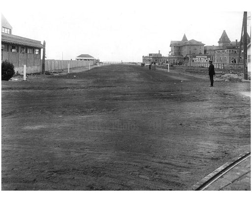 Coney Island Ave - looking south from Brighton Beach to the Ocean 1922 Old Vintage Photos and Images