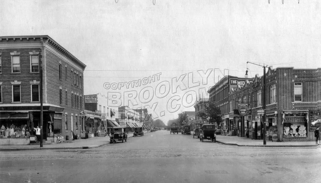 Coney Island Avenue and Avenue J looking east, 1922 Old Vintage Photos and Images