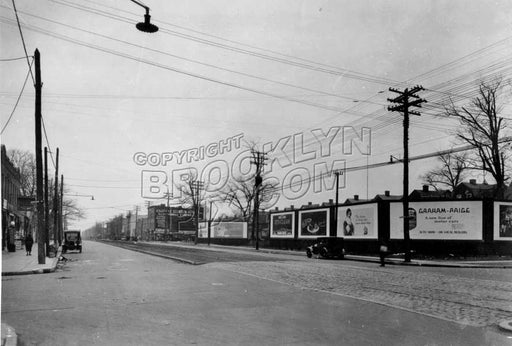 Coney Island Avenue looking south from Avenue N, 1928 Old Vintage Photos and Images