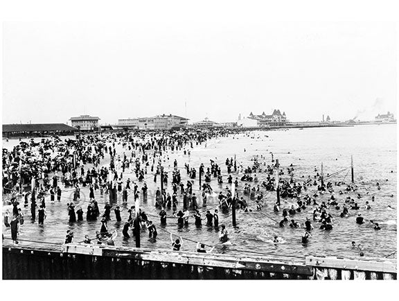Coney Island bathers 1900 Old Vintage Photos and Images