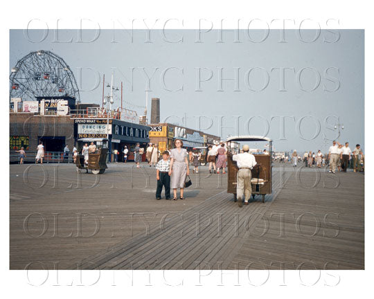 Coney Island Boardwalk Old Vintage Photos and Images