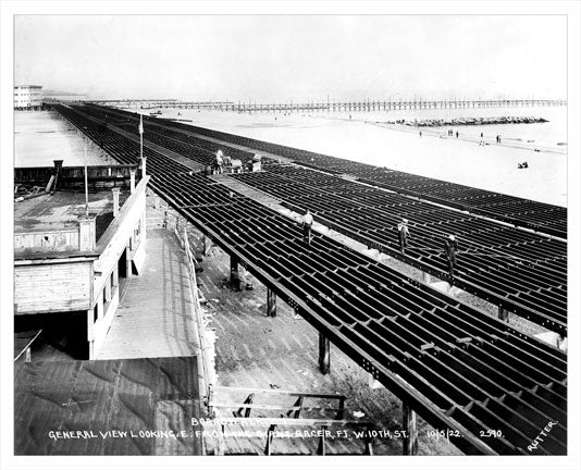 Coney Island Boardwalk Contruction 1922 Old Vintage Photos and Images