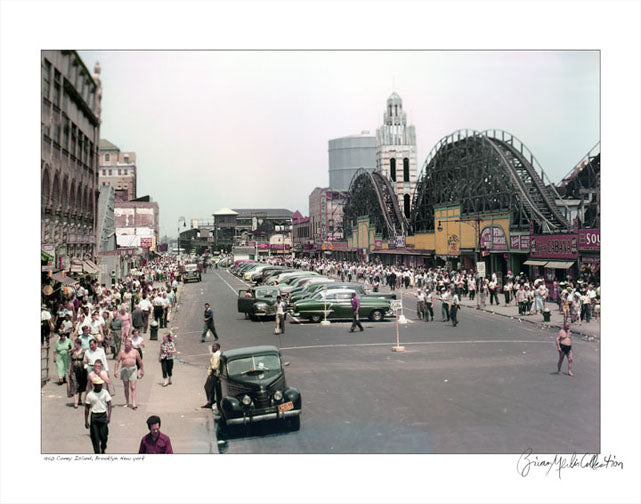 Coney Island Brooklyn NY 1950