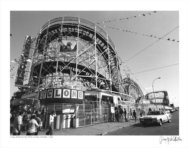 Coney Island Cyclone Brooklyn NY 1977