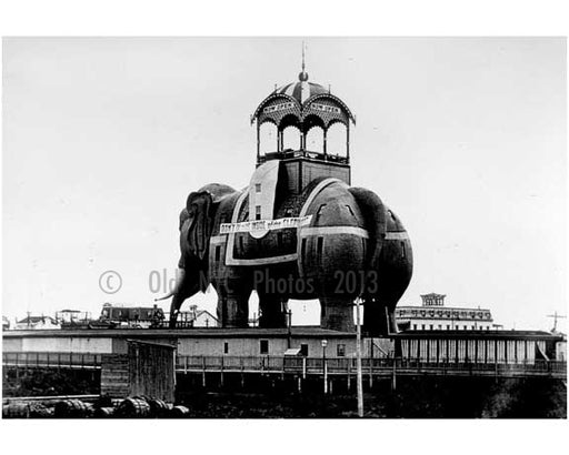 Coney Island Elephant Hotel 1890 Old Vintage Photos and Images