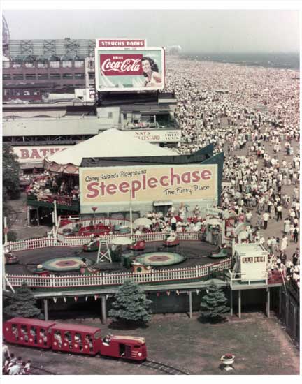 Coney Island Steeple Chase Old Vintage Photos and Images