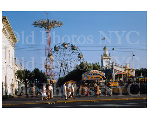 Coney Island Steeplechase 1954 Old Vintage Photos and Images