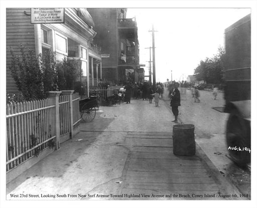 Coney Island Surf Avenue 1914 F Old Vintage Photos and Images