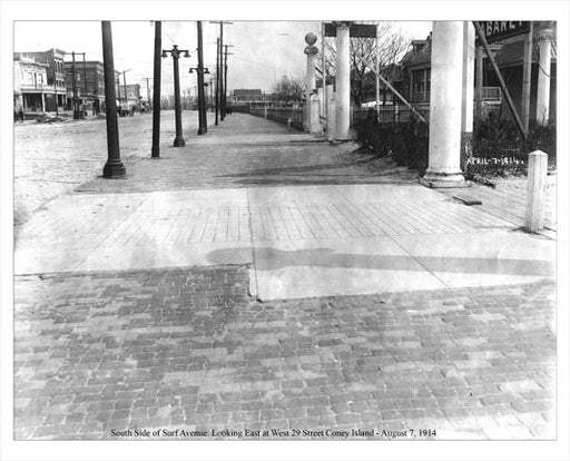 Coney Island Surf Avenue 1914 Q Old Vintage Photos and Images