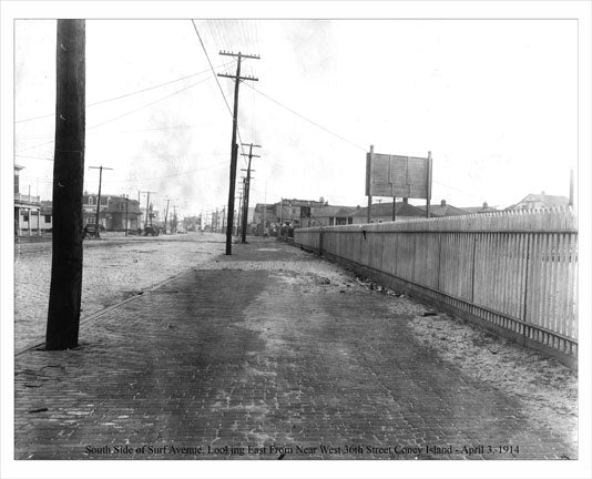 Coney Island Surf Avenue 1914 U Old Vintage Photos and Images