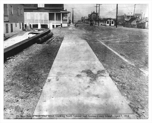 Coney Island Surf Avenue 1914 X Old Vintage Photos and Images