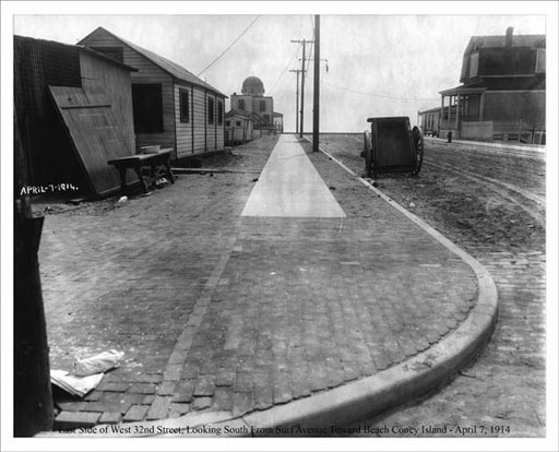 Coney Island Surf Avenue 1914 Y Old Vintage Photos and Images