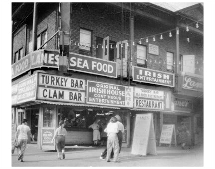 Coney Island Turkey Bar Old Vintage Photos and Images