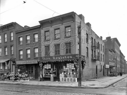 Corner of Smith and Douglass Streets, 1928 Old Vintage Photos and Images
