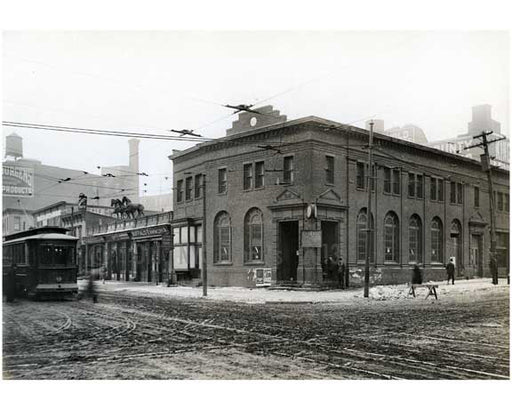 corner of Washington & Flushing Avenues near Brooklyn Navy Yard 1920s Old Vintage Photos and Images