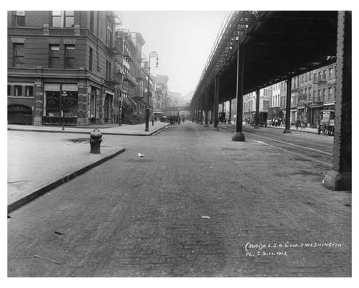 corner of  Washington Place & 6th Ave - Greenwich Village - Manhattan NYC 1913 A Old Vintage Photos and Images