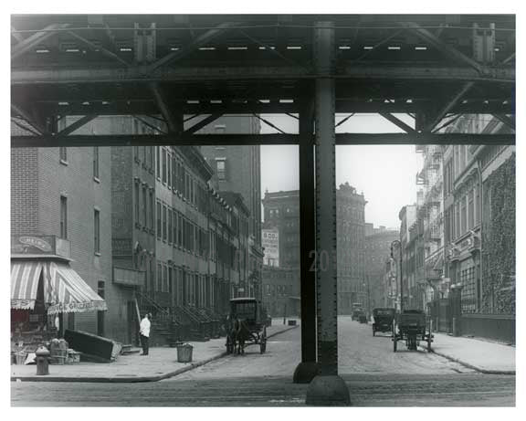 corner of  Washington Place & 6th Ave - Greenwich Village - Manhattan NYC 1913 B Old Vintage Photos and Images