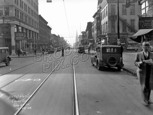 Court Street looking south to Schermerhorn Street Old Vintage Photos and Images