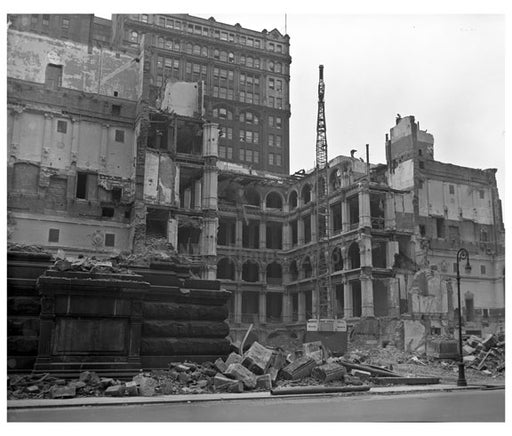 Criminal Courts Bldg Demolition 1948 Old Vintage Photos and Images