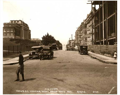 Crown Heights Crown Street 1923 Old Vintage Photos and Images
