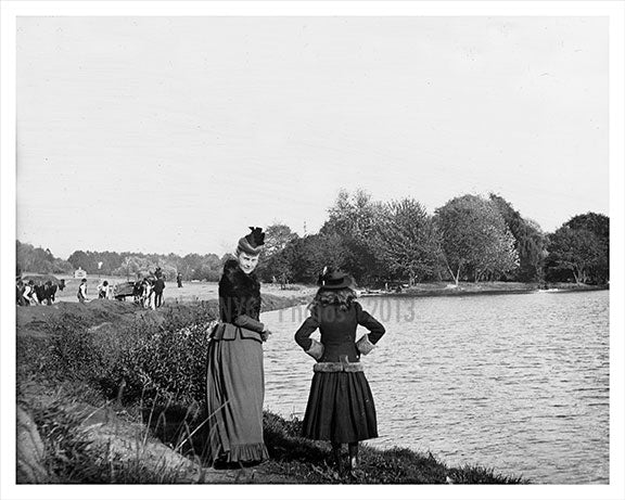 Crown Heights lake 1895 Old Vintage Photos and Images