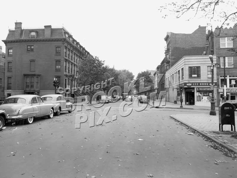 Cumberland Avenue, looking south to DeKalb Avenue, October 18, 1949 Old Vintage Photos and Images