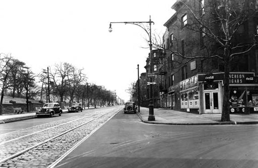 Dekalb Avenue looking east from S. Elliot Old Vintage Photos and Images