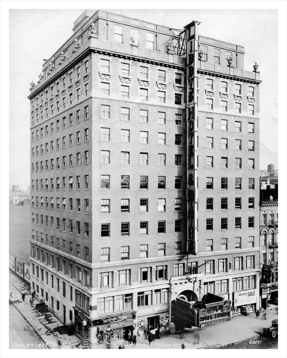 Delancey & Chrystie Street 1927 Libby's Hotel — Old NYC Photos