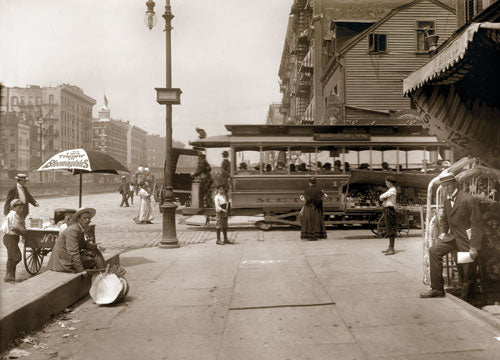 Delancey St. west to Essex Street Manhattan 1907 Old Vintage Photos and Images