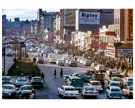 Delancy Street Manhattan 1962 Old Vintage Photos and Images