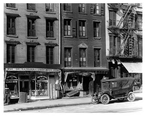 Deli at  234 7th Ave between 23rd & 24th  Streets - Chelsea  NY 1914 Old Vintage Photos and Images