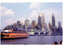 Department of Marine & Aviation City of New York Ferry with Manhattan skyline behind Old Vintage Photos and Images