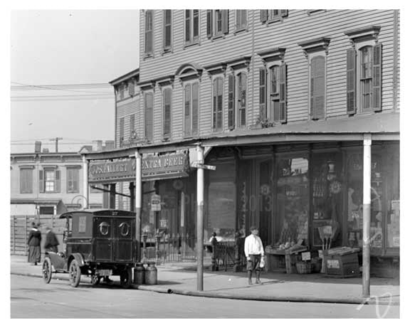 Devoe & Bushwick Avenue  - Williamsburg - Brooklyn, NY 1916 D Old Vintage Photos and Images