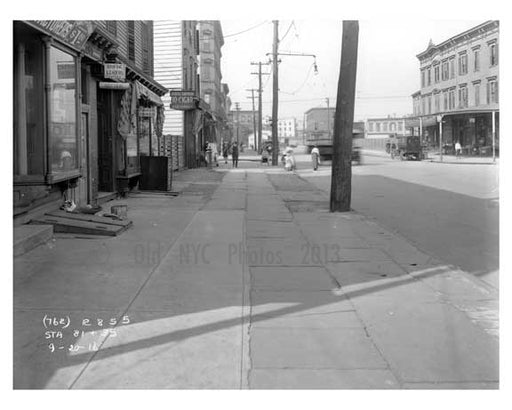 Devoe & Bushwick Avenue  - Williamsburg - Brooklyn, NY 1916 D1 Old Vintage Photos and Images