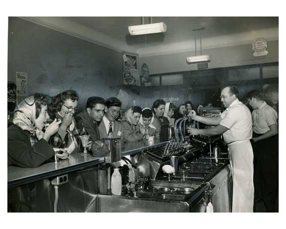 Diner / Candyshop 1948 - Flushing - Queens NY Old Vintage Photos and Images