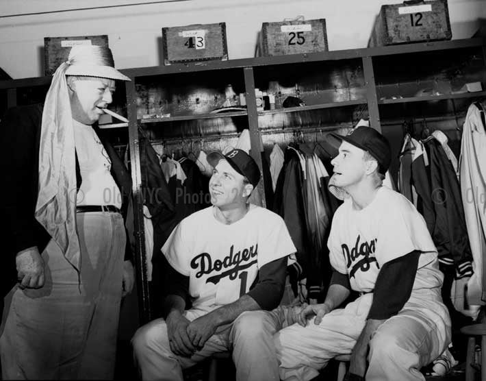 Dodgers Locker Room — Old NYC Photos