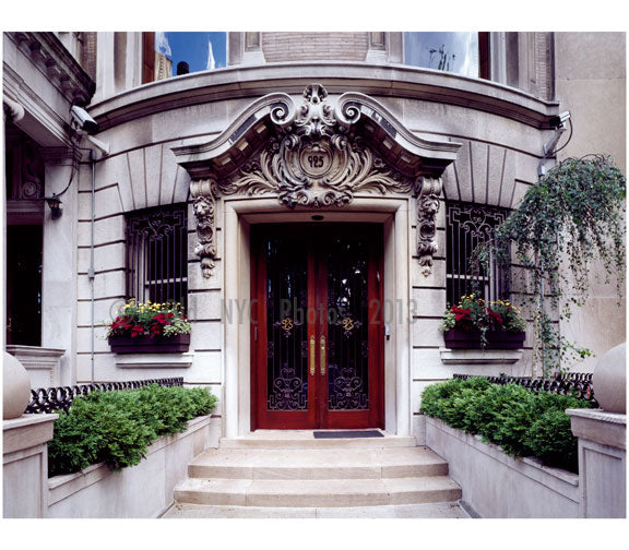 Doorway on Manhattan's Upper East Side Old Vintage Photos and Images