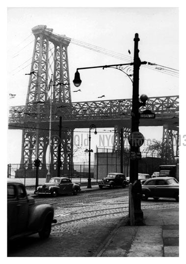 Down under the Williamsburg Bridge 1940's Old Vintage Photos and Images