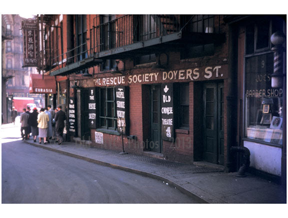 Doyers Street, Chinatown, New York - Old Photo