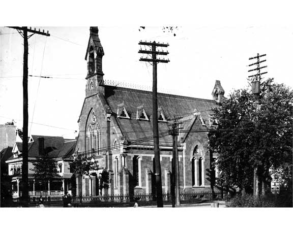 Dutch Reformed church annex - Flatbush Avenue & Synder Avenue 1910 - Prospect Park south Old Vintage Photos and Images