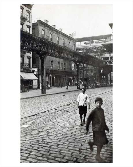 East 34th Street looking west to 2nd Ave 1914 Old Vintage Photos and Images