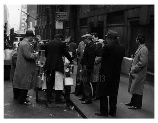 E. 46th Street near Lexington Ave. - Midtown East - New York, NY Old Vintage Photos and Images