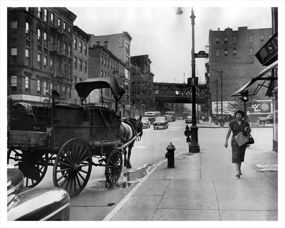 E. Broadway Manhattan Bridge 1949 Old Vintage Photos and Images