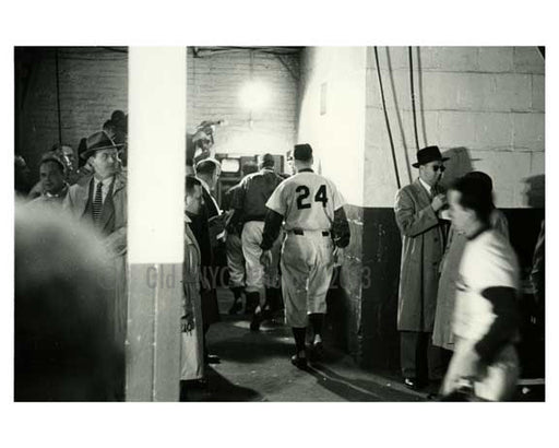 Early 1950's Brooklyn Dodgers bummed after losing a game