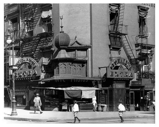 East 14th Street & Irving Place - East Village - Manhattan - New York, NY 1916 B Old Vintage Photos and Images
