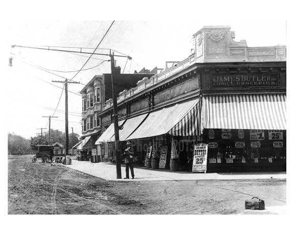 East 14th Street &  Kings Highway Gravesend Brooklyn NY 1909 Old Vintage Photos and Images