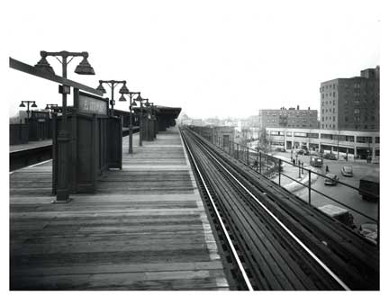 East 177th St Train Platform Bronx Old Vintage Photos and Images