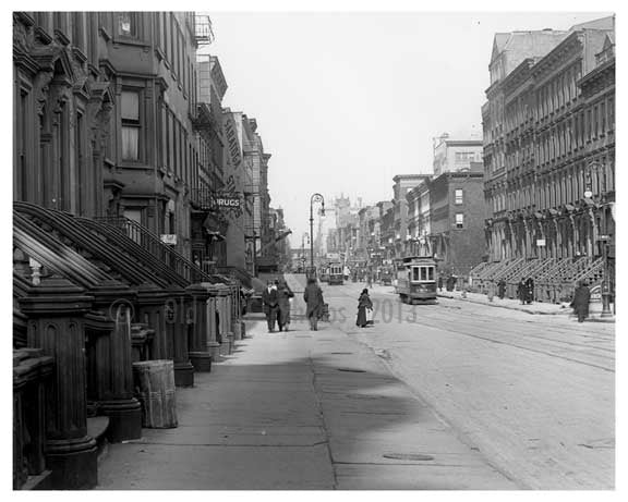 East 56th & Lexington Ave 1912 - Midtown Manhattan NYC C Old Vintage Photos and Images