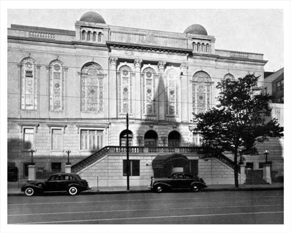 East Midwood Jewish Center  - Ocean Avenue - Midwood Brooklyn 1939 Old Vintage Photos and Images
