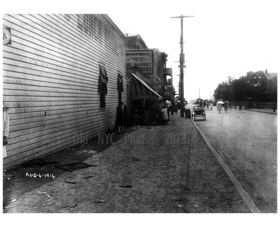 East side of West 23rd Street, looking south from Surf Ave 1914 Old Vintage Photos and Images